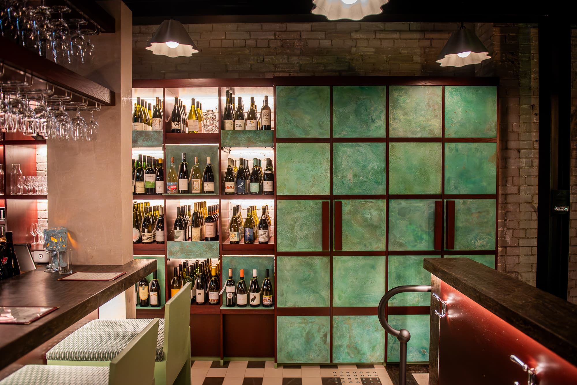 Interior of Grape Witches Wine Shop and Bar