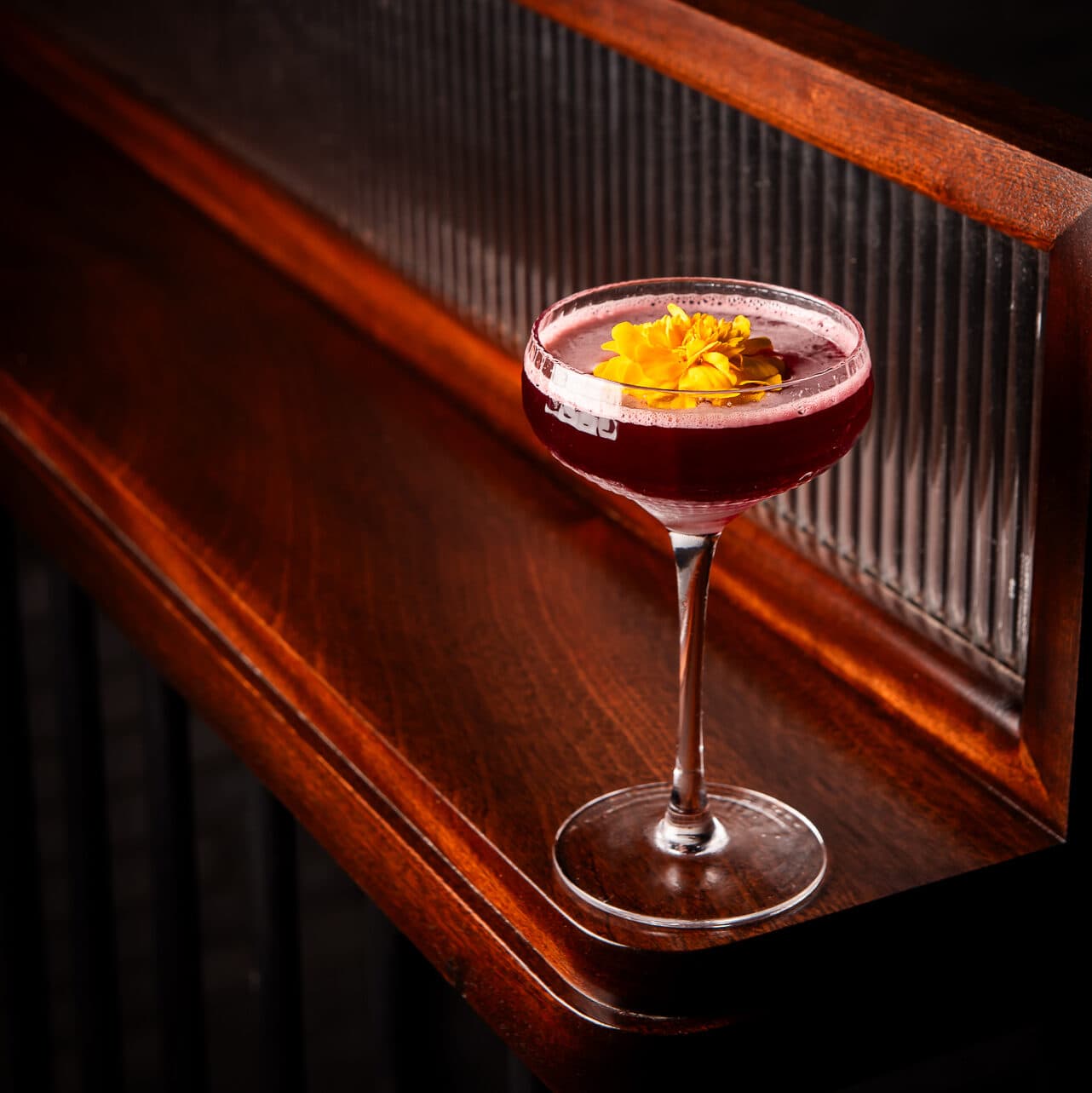 cocktail on table